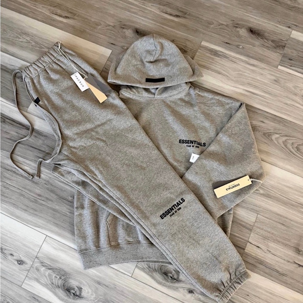 Essentials Heather Gray Loungewear Set